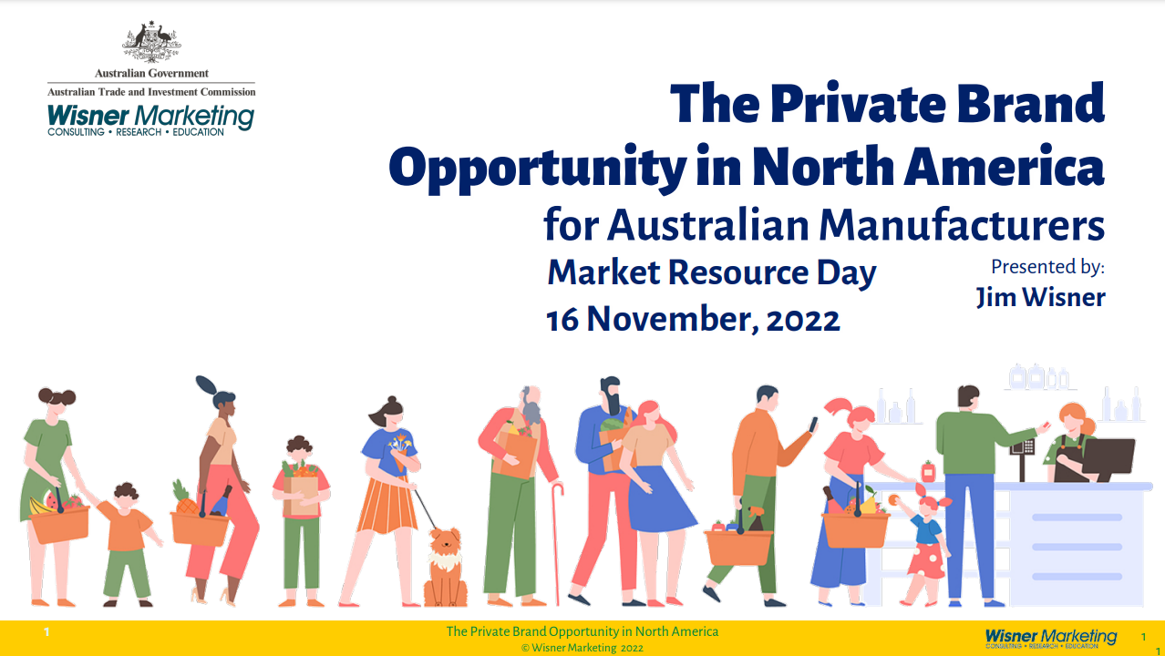The Private Brand Opportunity in North America for Australian Manufacturers